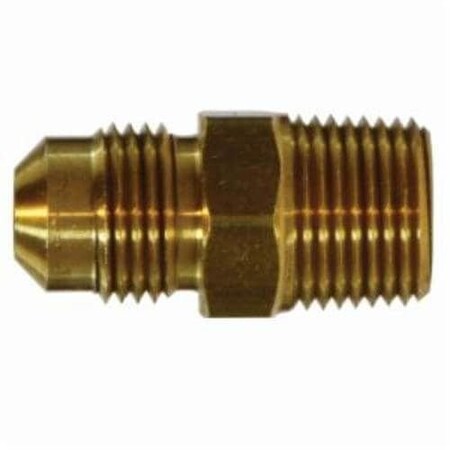 MIDLAND METAL Adapter, Adapter, 58 x 14 Nominal, SAE 45 deg Male Flare x MNPTF, 087 Hex, 650 psi, 65 to 250 10271